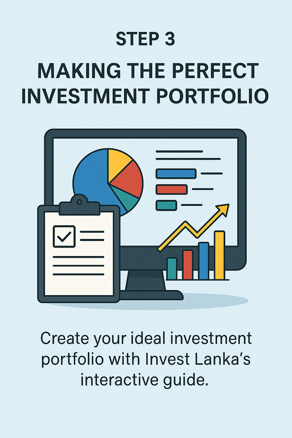 Graphic on building custom investment portfolio