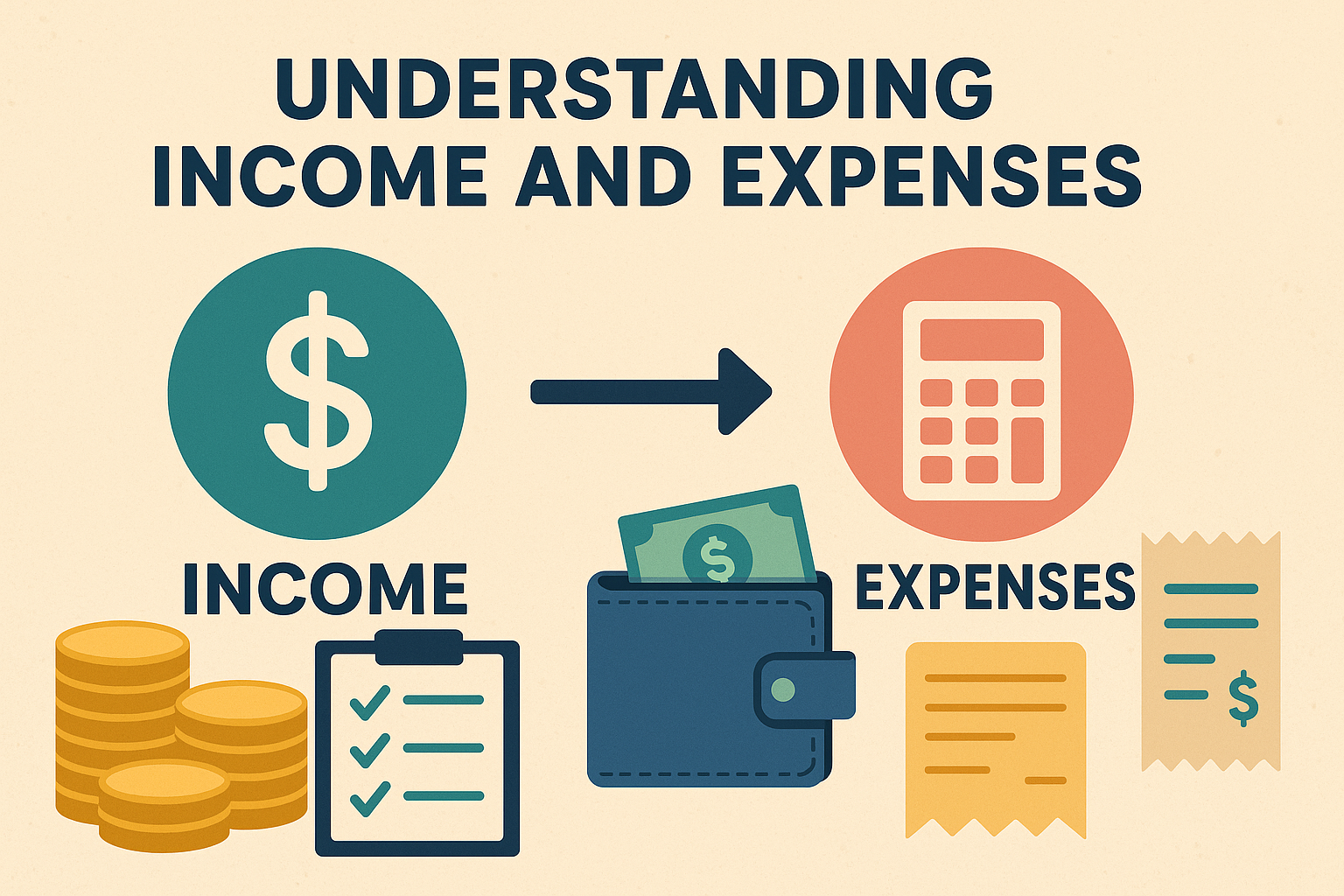 Understanding Income and Expenses Graphic